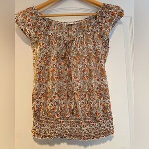 Floral Print Women's Top